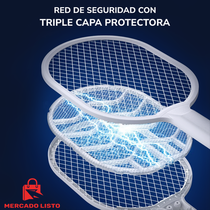 Raqueta Eléctrica Mata Mosquitos